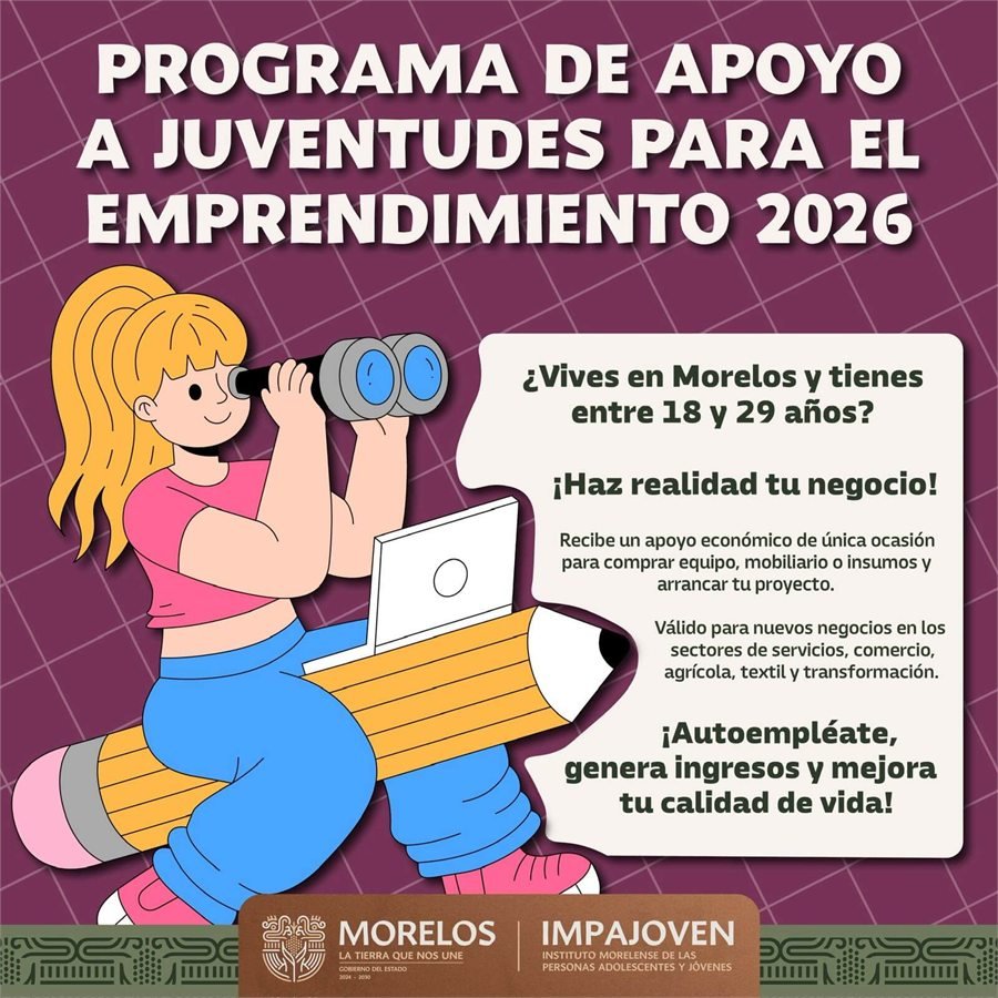 Apoyo a Juventudes para el Emprendimiento 2026